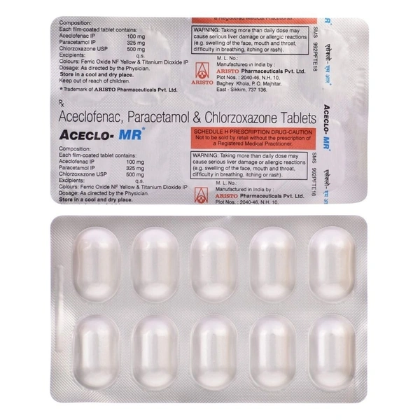 Rx ACECLO MR - 1X10 - 1X10
