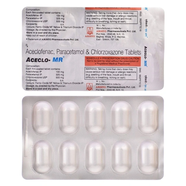 Rx ACECLO MR - 1X10 - 1X10