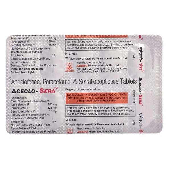 Rx ACECLO SERA - 1X10