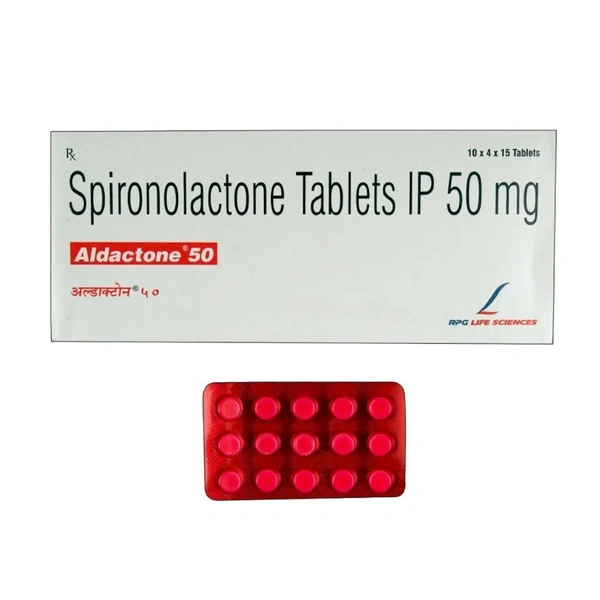 Rx ALDACTONE 50MG - 15 TABLETS - 15 TABLETS