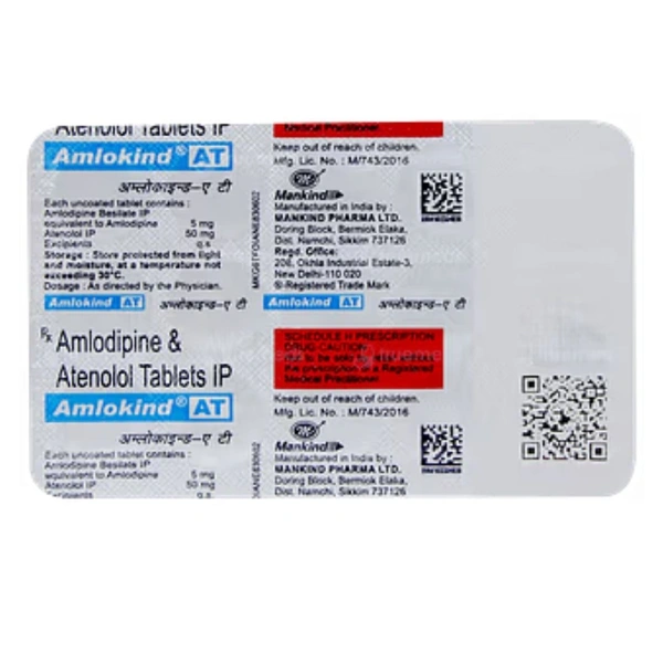 Rx AMLOKIND AT - 15 TABLETS - 15 TABLETS