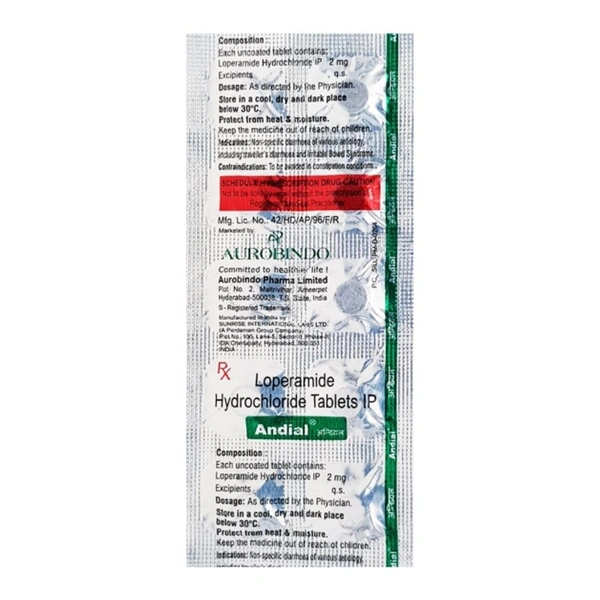 Rx ANDIAL -1X10 - 1X10