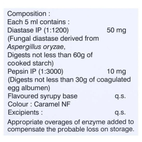 Rx ARISTOZYME SYRUP-200ML - 200ML