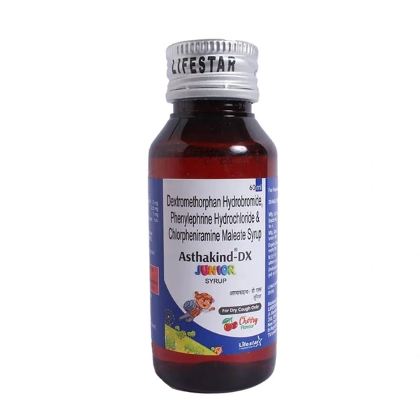 Rx ASTHAKIND DX JUNIOR SYRUP-60ML - 60ML