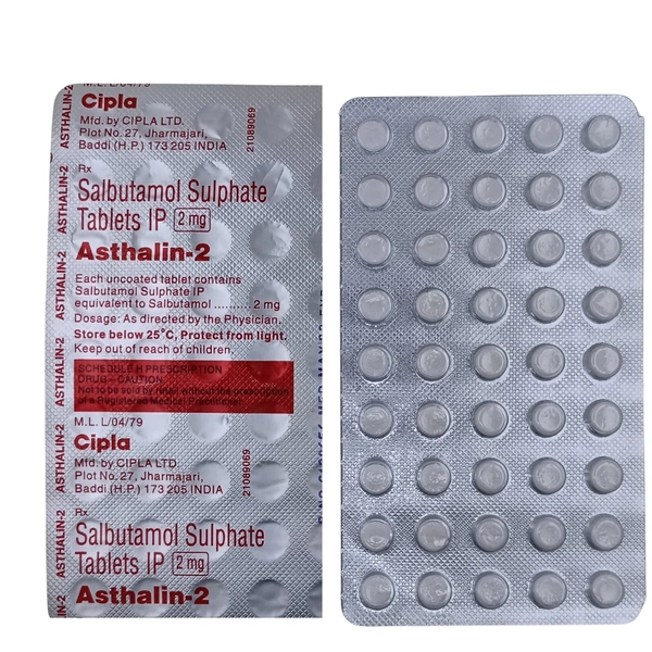 Rx ASTHALIN 2MG-1X45 TABLETS - 1X45 TABLETS
