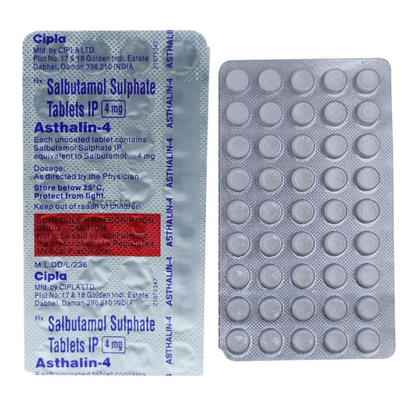 Rx ASTHALIN 4MG-1X45 TABLETS - 1X45 TABLETS