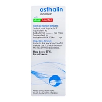 Rx ASTHALIN INHALER - 200 METERED DOSE - 120 METERED DOSE