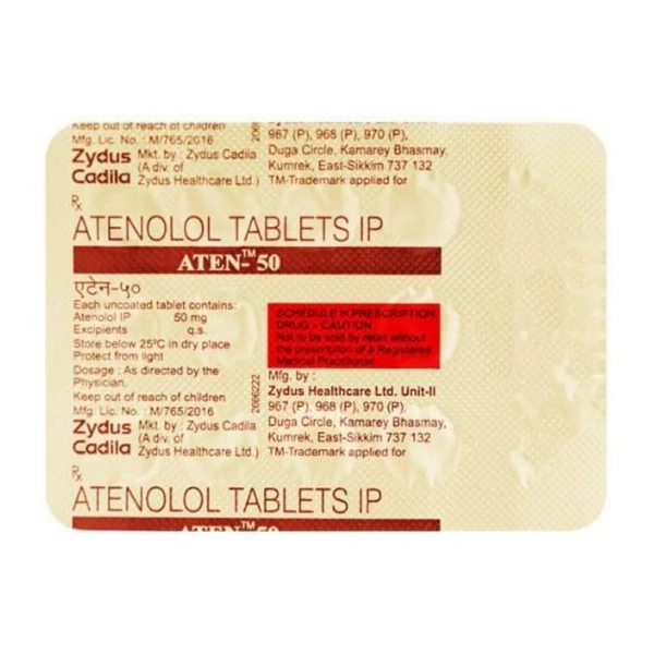 Rx ATEN 50-1X14 TABLETS - 1X14 TABLETS