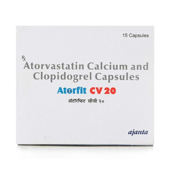 Rx ATORFIT CV 20 - 15 CAPSULES - 15 CAPSULES