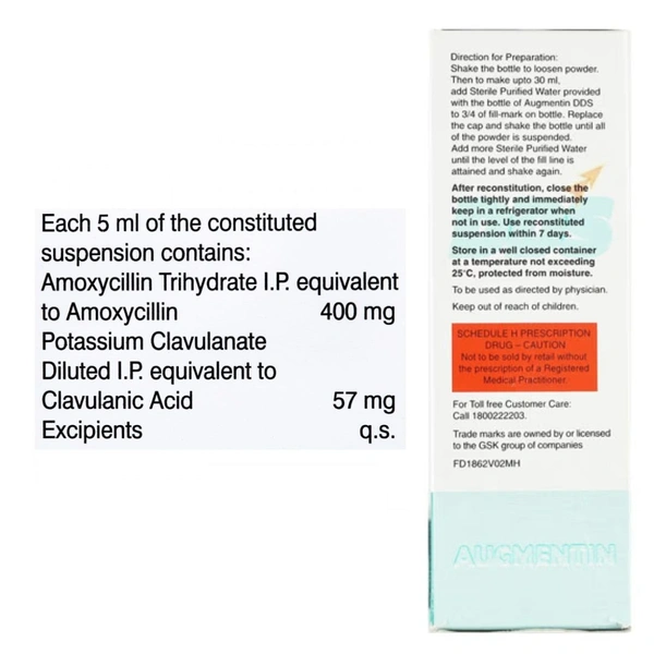 Rx AUGMENTIN DDS SYRUP 30ML - 30ML