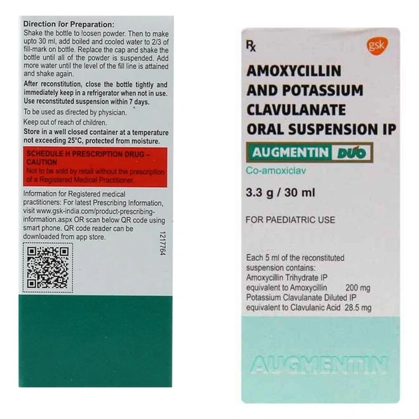 Rx AUGMENTIN  DUO SYRUP-30ML - 30ML
