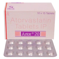 Rx AZTOR 20 - 15 TABLETS - 15 TABLETS