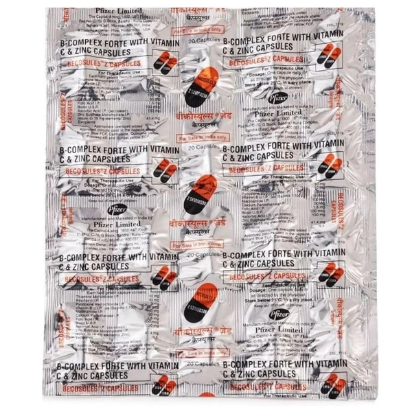 Rx BECOSULES Z -1X20 CAPSULES - 1X20 CAPSULES