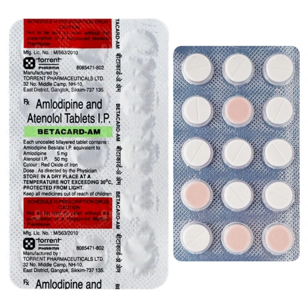 Rx BETACARD AM-1X15 - 1X15 TABLETS