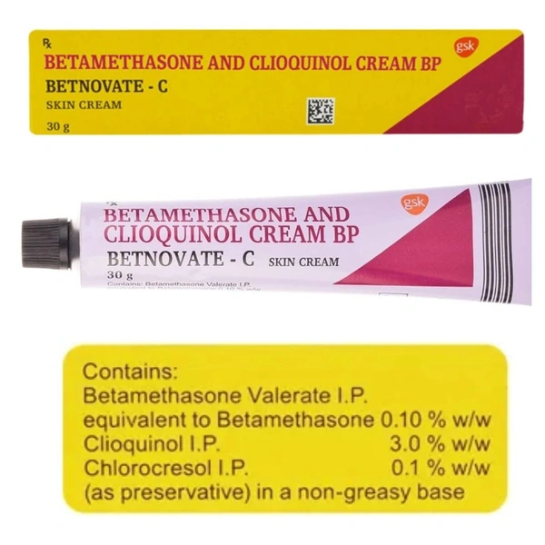 Rx BETNOVATE C SKIN CREAM 30GMS - 30GMS