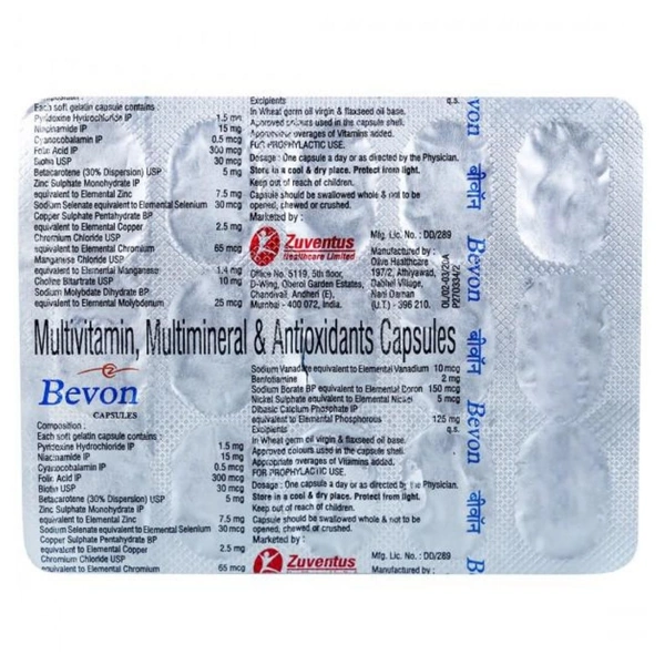 Rx BEVON - 1X15 CAPSULES - 1X15 CAPSULES