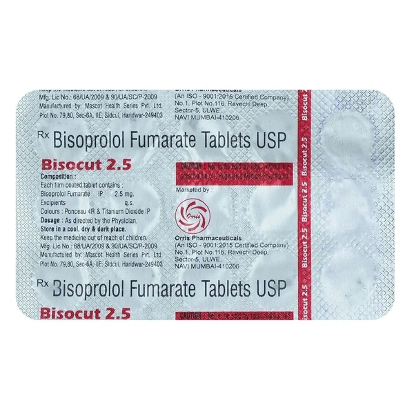 Rx BISOCUT 2.5-1X15 TABLETS - 1X15 TABLETS