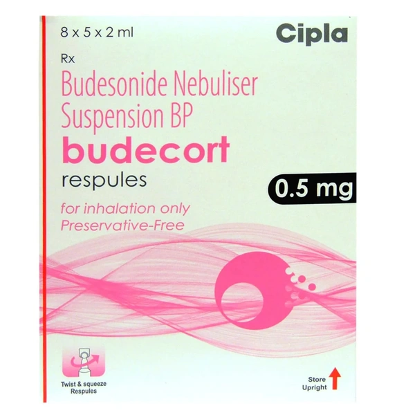 Rx BUDECORT 0.5MG RESPULES - 5X2.5ML - 5X2.5ML