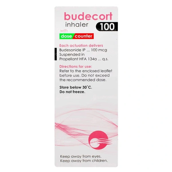 Rx BUDECORT 100 INHALER -200 METERED DOSES - 200 METRED DOSES