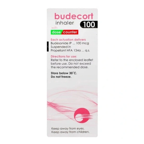 Rx BUDECORT 100 INHALER-200 METERED DOSES - 200 METERED DOSES