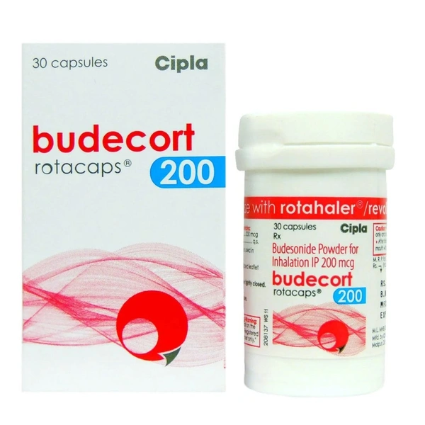 Rx BUDECORT 200 ROTACAPS -30 CAPSULES - 30 CAPSULES