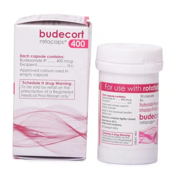 Rx BUDECORT 400 ROTACAPS - 30 CAPSULES - 30 CAPSULES
