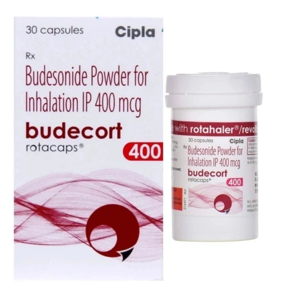 Rx BUDECORT 400 ROTACAPS - 30 CAPSULES - 30 CAPSULES