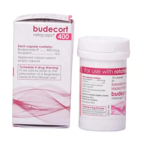 Rx BUDECORT 400 ROTACAPS - 30 CAPSULES - 30 CAPSULES