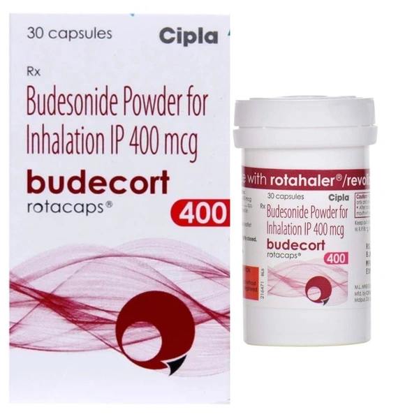 Rx BUDECORT 400 ROTACAPS - 30 CAPSULES - 30 CAPSULES