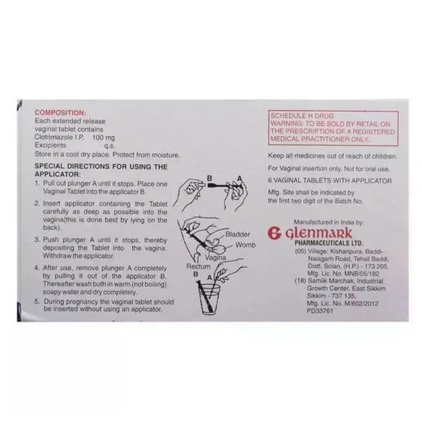 Rx CANDID V6-1X6 TABLETS - 1X6 TABLETS