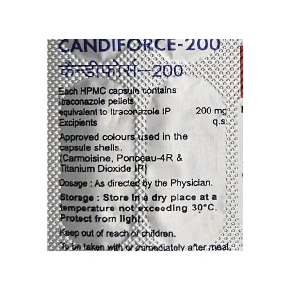 Rx CANDIFORCE 200-1X10 CAPSULES - 1X10 CAPSULES