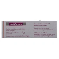 Rx CARDIVAS CR 20 -1X10 TABLETS - 1X10 TABLETS