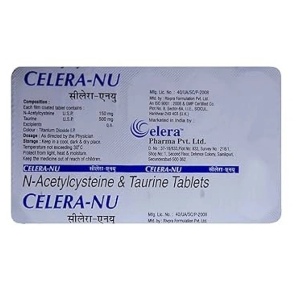 Rx CELERA NU-1X10 TABLETS - 1X10 TABLETS
