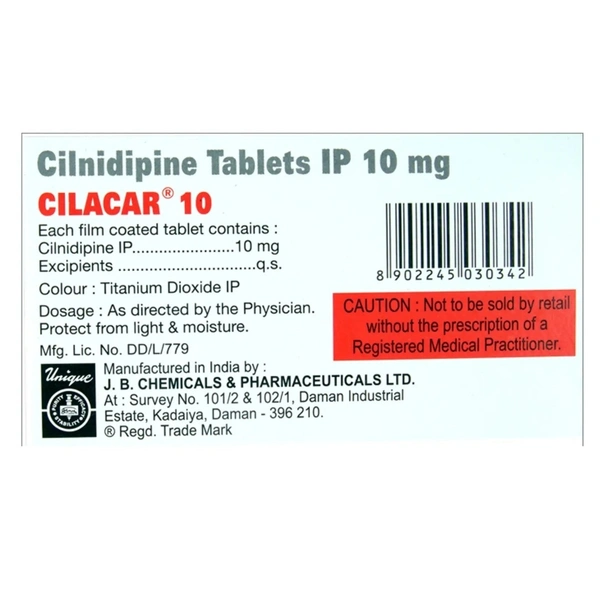 Rx CILACAR 10MG-1X15 - 1X15