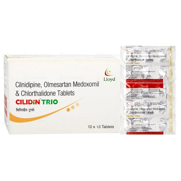 Rx CILIDIN TRIO-1X15 TABLETS - 1X15