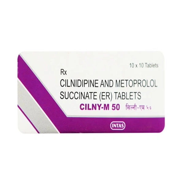 Rx CILNY M 50-1X10 TABLETS - 1X10 TABLETS
