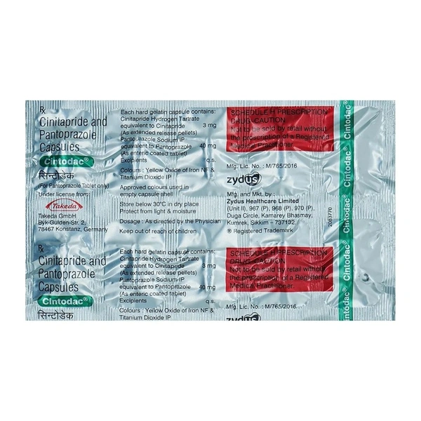 Rx CINTODAC 1X10 CAPSULES - 1X10 CAPSULES