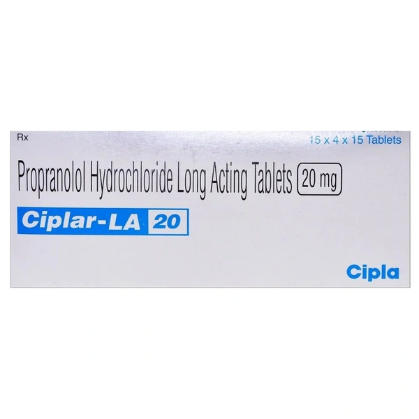Rx CIPLAR LA 20-1X15 TABLETS - 1X15