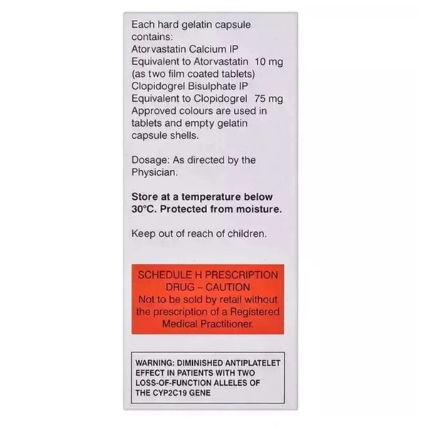 Rx CLOPITAB CV 10 -1X15 CAPSULES - 1X15 CAPSULES