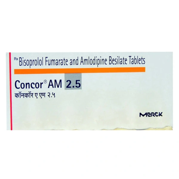 Rx CONCOR AM 2.5-1X10 TABLETS - 1X10 TABLETS