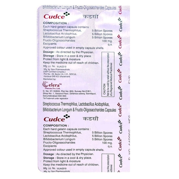 Rx CUDCE -1X10 CAPSULES - 1X10 CAPSULES