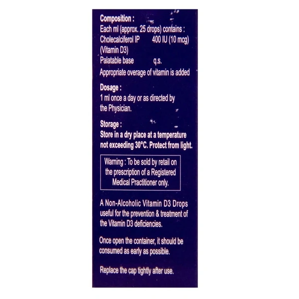 Rx D3 MUST DROPS - 15 ML - 15 ML