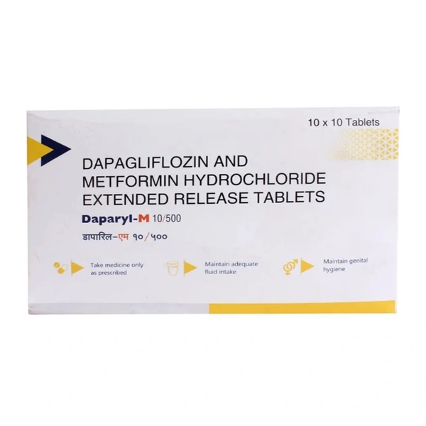 Rx DAPARYL M 10/500-1X10 TABLETS - 1X10 TABLETS