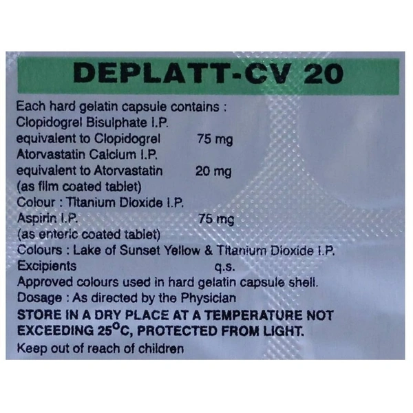 Rx DEPLATT CV 20-1X15 - 1X15