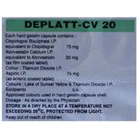 Rx DEPLATT CV 20-1X15 TABLETS - 1X15 TABLETS