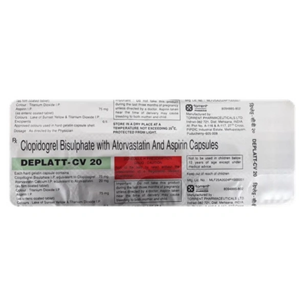 Rx DEPLATT CV 20-1X15 - 1X15