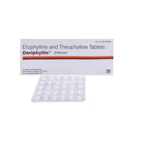 Rx DERIPHYLLIN -1X30 TABLETS - 1X30 TABLETS