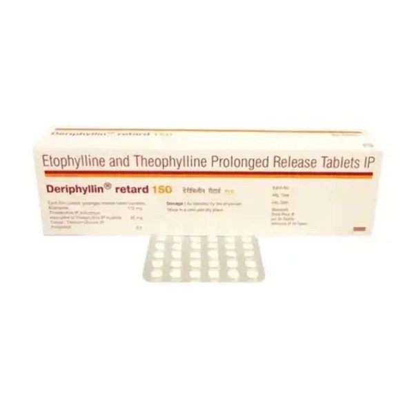 Rx DERIPHYLLIN RETARD 150 -1X30 - 1X30 TABLETS