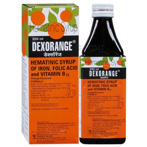 Rx DEXORANGE SYRUP-200ML - 200 ML