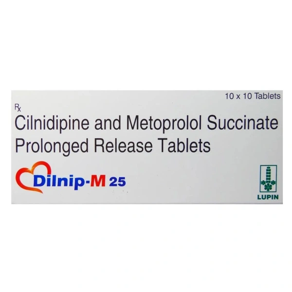 Rx DILNIP M 25-1X10 TABLETS - 1X10 TABLETS